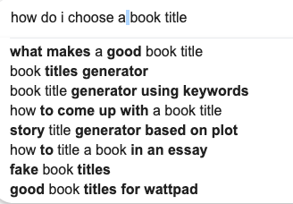 Book title generator using keywords deals